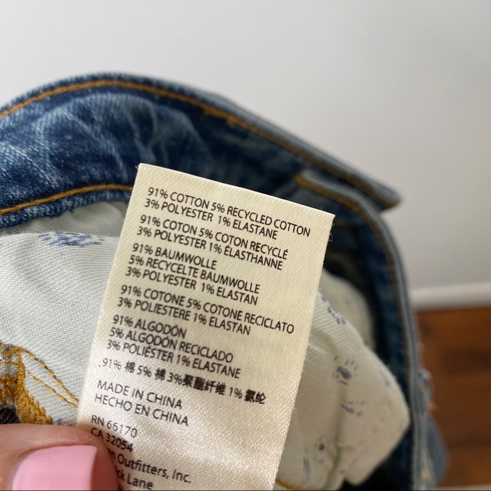 Anthropologie Pilcro and the Letterpress Sustainable Distressed Ankle Jeans 25 - Picture 7 of 9